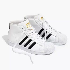 adidas high tops black white
